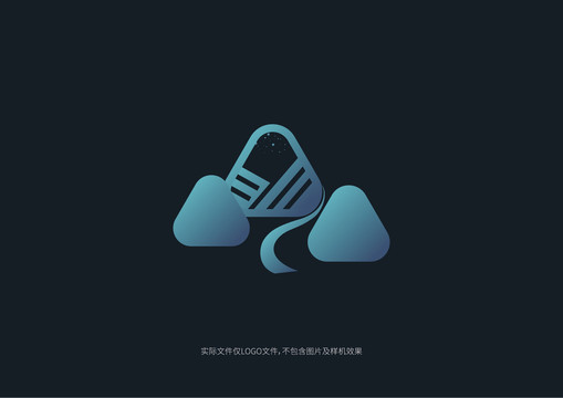 logo商标字体字母标志粽子山