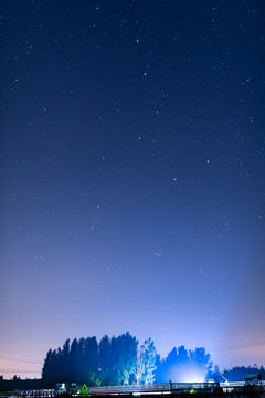 乡村夏季星空