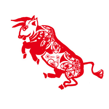 紅色剪紙風(fēng)