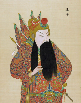 郎世寧王平臉譜