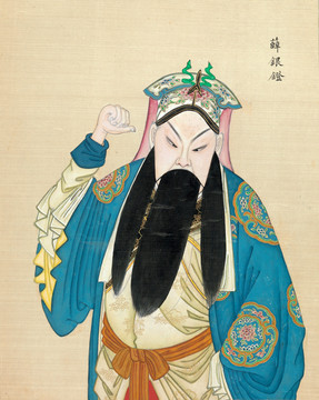 郎世寧薛銀鐙臉譜