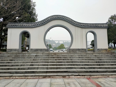 仿古庭院