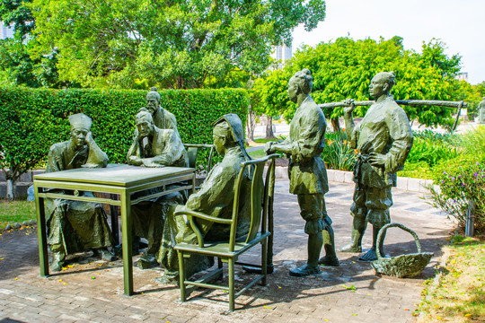 东林议政雕塑