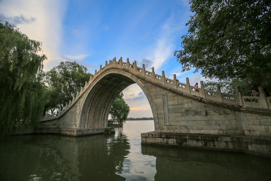 北京颐和园西堤六桥玉带桥