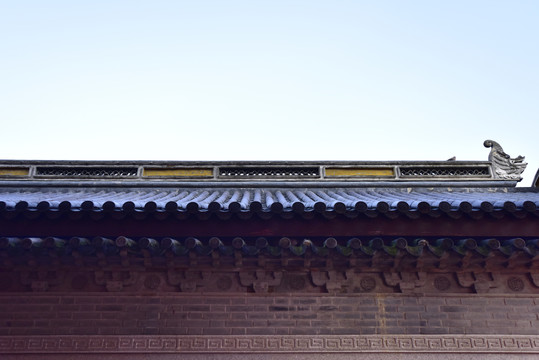 中国传统风格的墙头