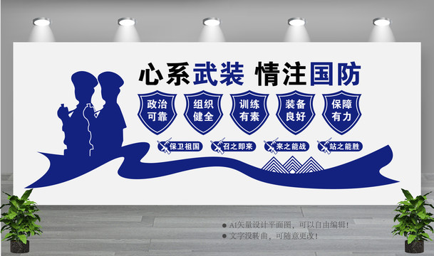 人民武裝文化墻