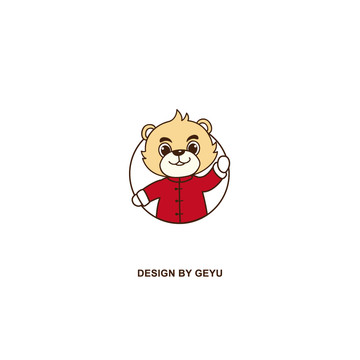 手繪小熊