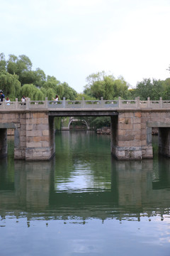 北京颐和园西堤六桥界湖桥