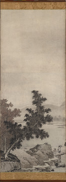 云谷等顏安土桃山山水圖屏風(fēng)第二屏畫冊(cè)