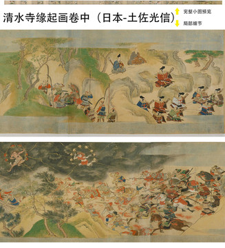 土佐光信清水寺缘起画卷中