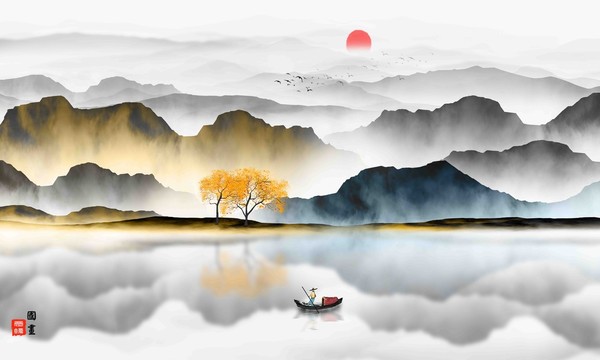 水墨山水