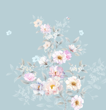 手繪花