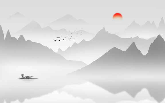 水墨山水