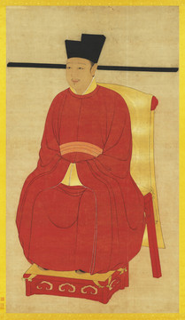 李公麟宋徽宗坐像圖