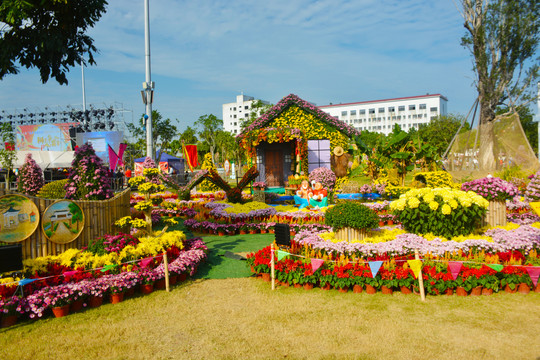 小榄菊花会风光