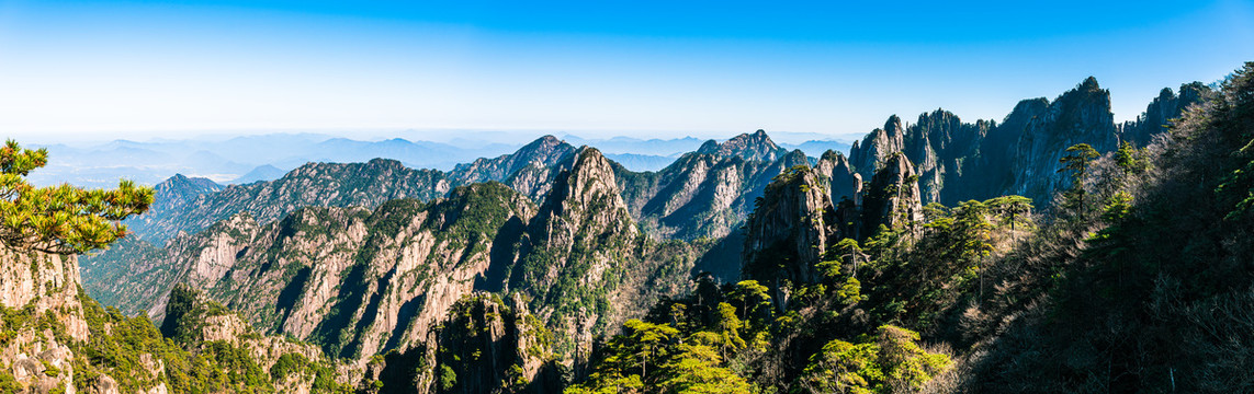 黄山风光全景图