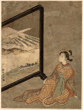 鈴木春信 日本少女
