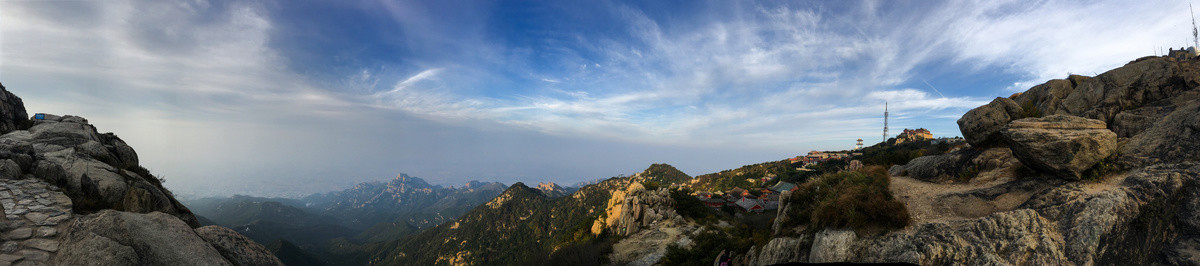 泰山风光全景