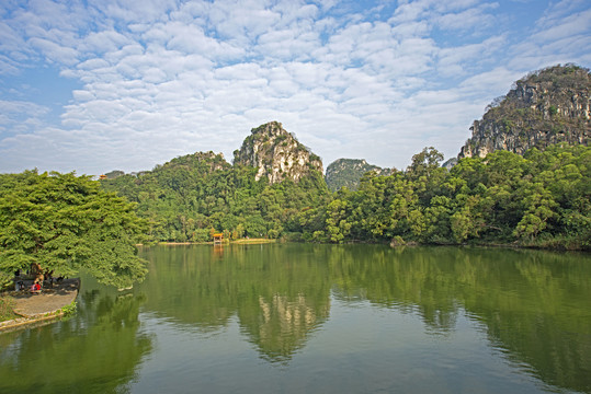 山水景