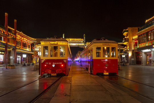 北京前门夜景