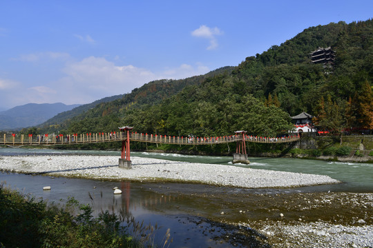 都江堰安澜索桥