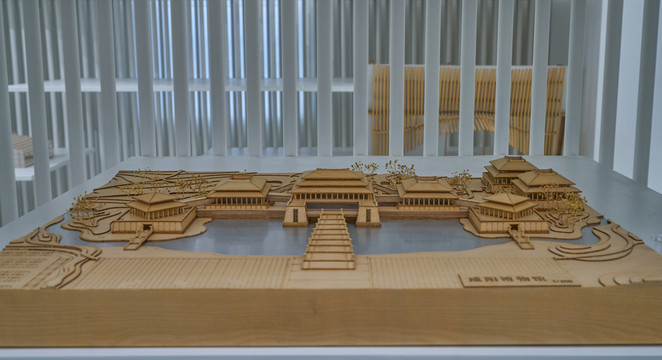 咸阳市博物馆模型