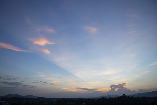 傍晚天空