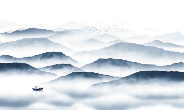 水墨山水畫