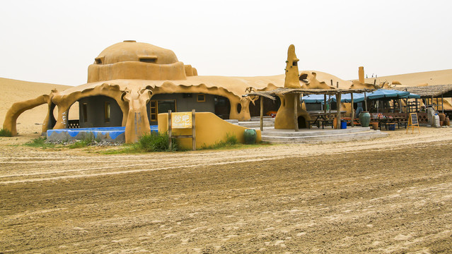 沙漠建筑物