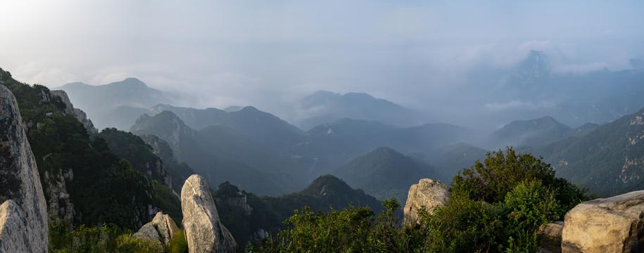 泰山顶风光高清大片