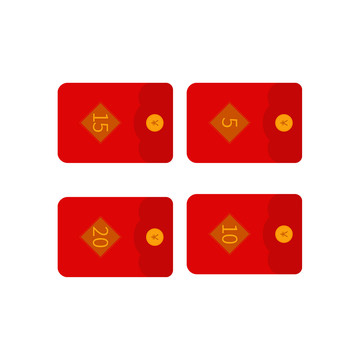 矢量紅包素材
