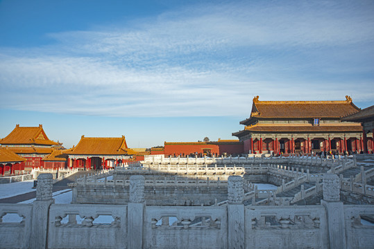 北京故宫冬景