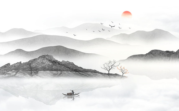 山水画