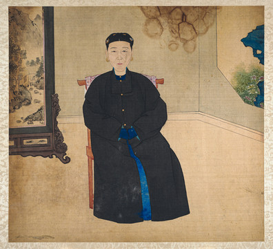 郎世寧官員夫人像