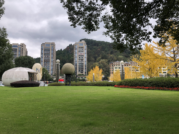 千岛湖广场冬季景色