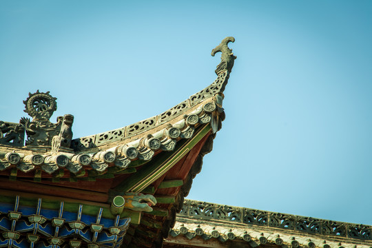 中国古典宗教建筑古代屋檐