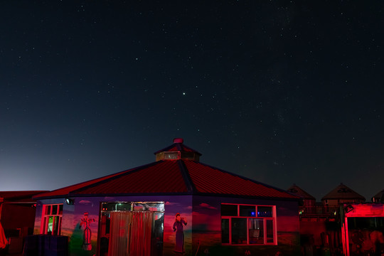 张北草原星空