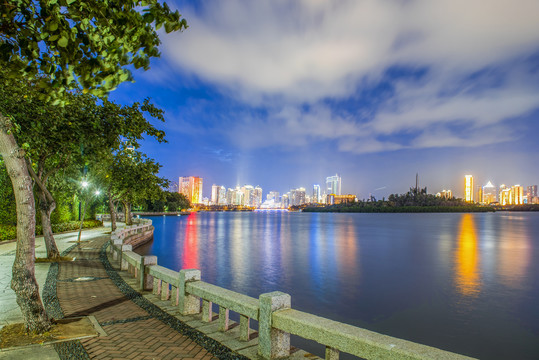 厦门筼筜湖夜景