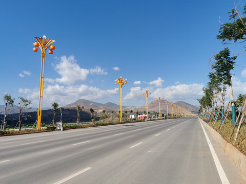 高速公路道理绿化景观