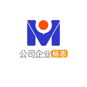 创意字母AM企业标志logo