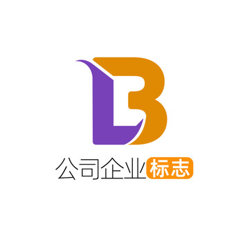 创意字母BL企业标志logo