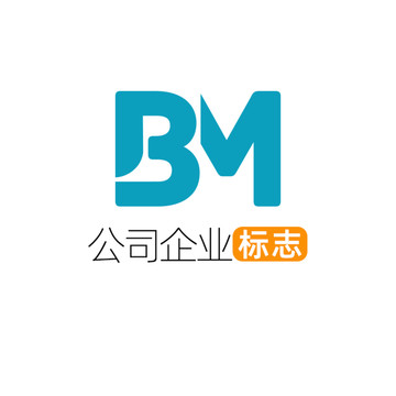 创意字母BM企业标志logo