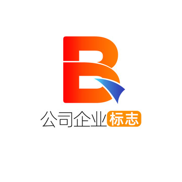 创意字母BQ企业标志logo