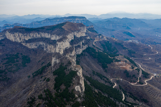 航拍济南九重天景区14