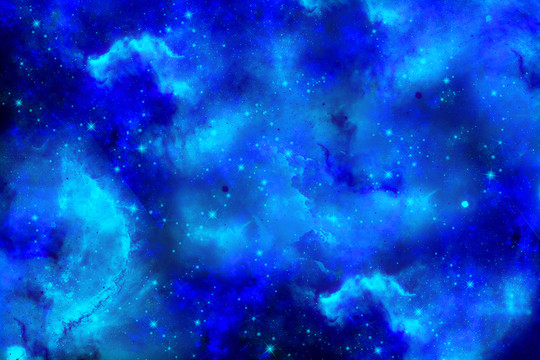 藍色星空背景