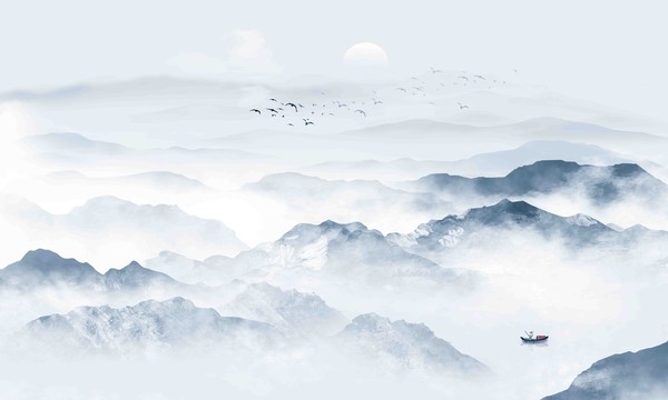 水墨山水畫
