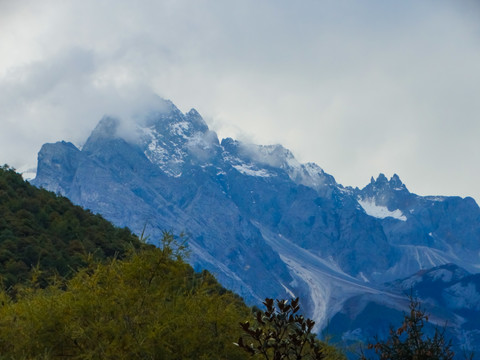 玉龙雪山山峰