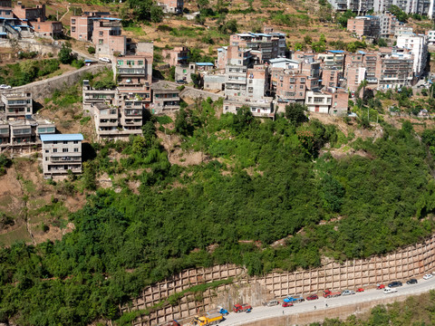 中国西南地区重庆巫山城市建设