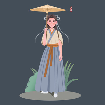 民族女孩漢族