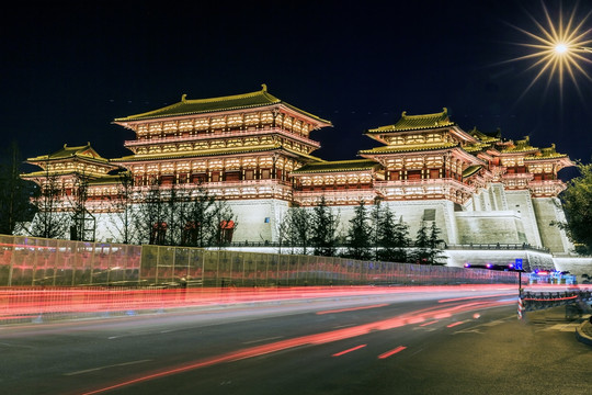 洛阳应天门夜景